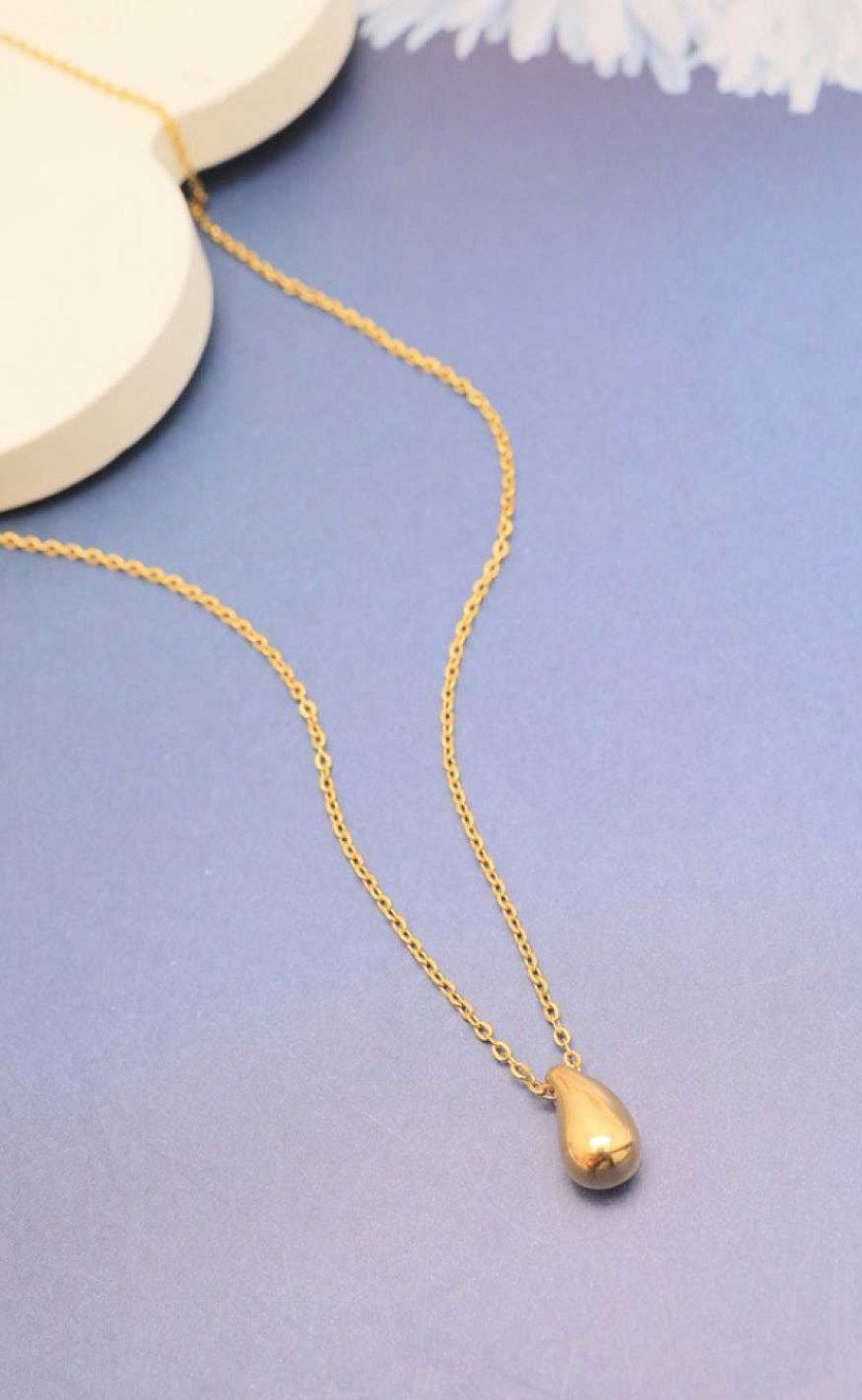 Smykkeli Copenhagen Mykkeli Copenhagen Necklace - Dakota Drop - Gold | Jewelry