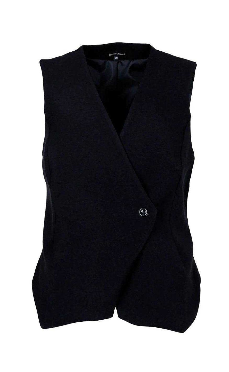 Black Colour Black Color Vest - Chicago - Black | Vests