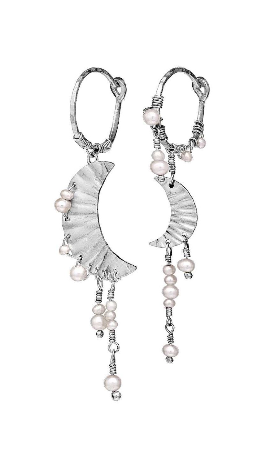 Maanesten Maanesten Earrings - Esta - Silver | Jewelry