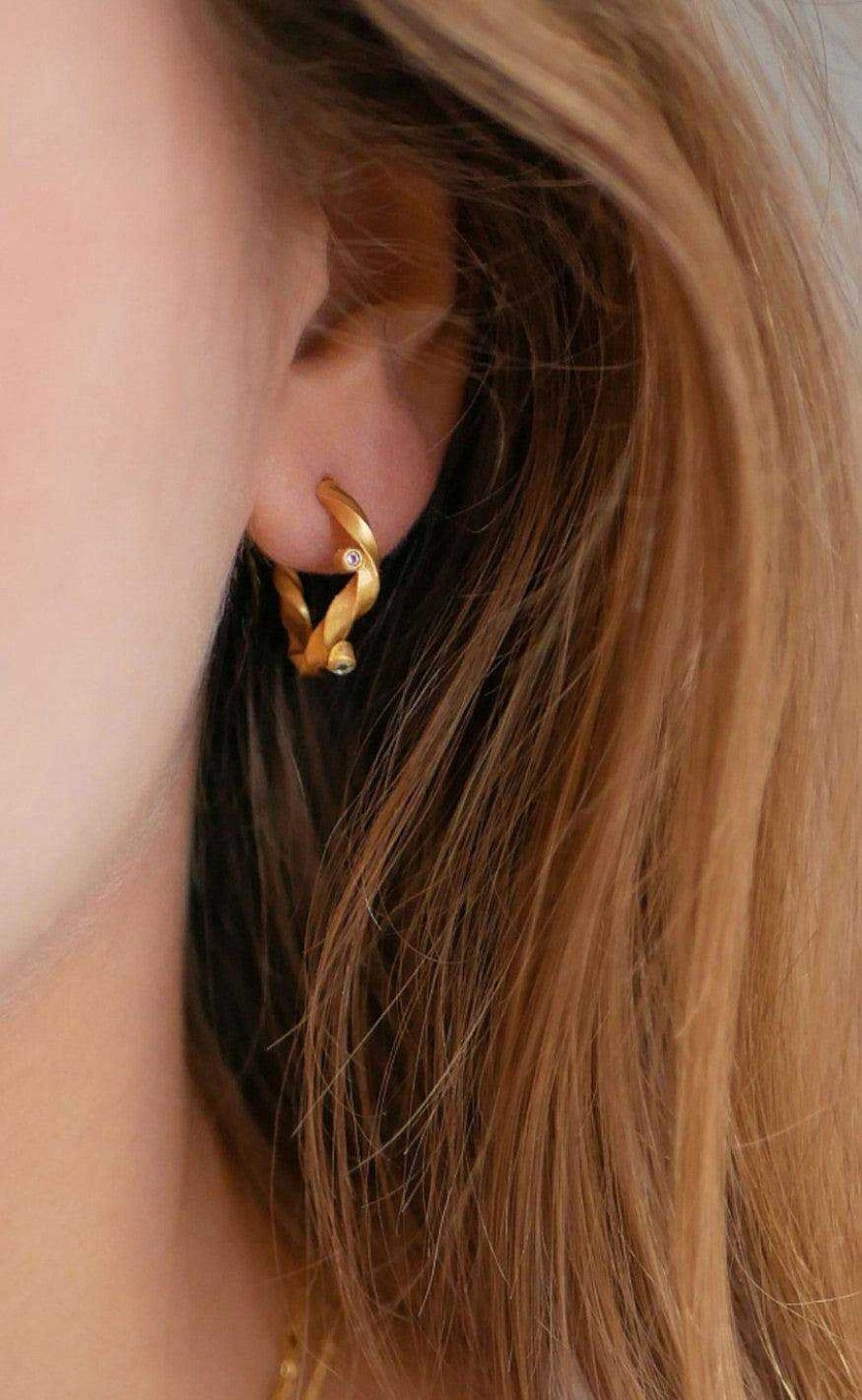 ENAMEL Copenhagen Enamel Copenhagen Earrings / Ellie - Gold | Jewelry