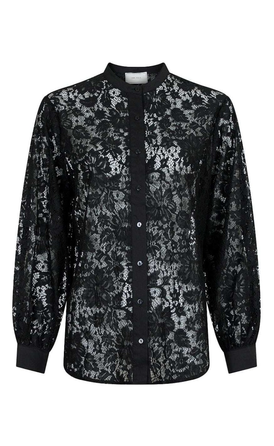 NEO NOIR Neo Noir Shirt - Mae Lace - Black | Shirts