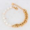 Smykkeli Copenhagen Jewelry Copenhagen Armband - Paris - Gold W. Freshwater Pearls | Jewelry