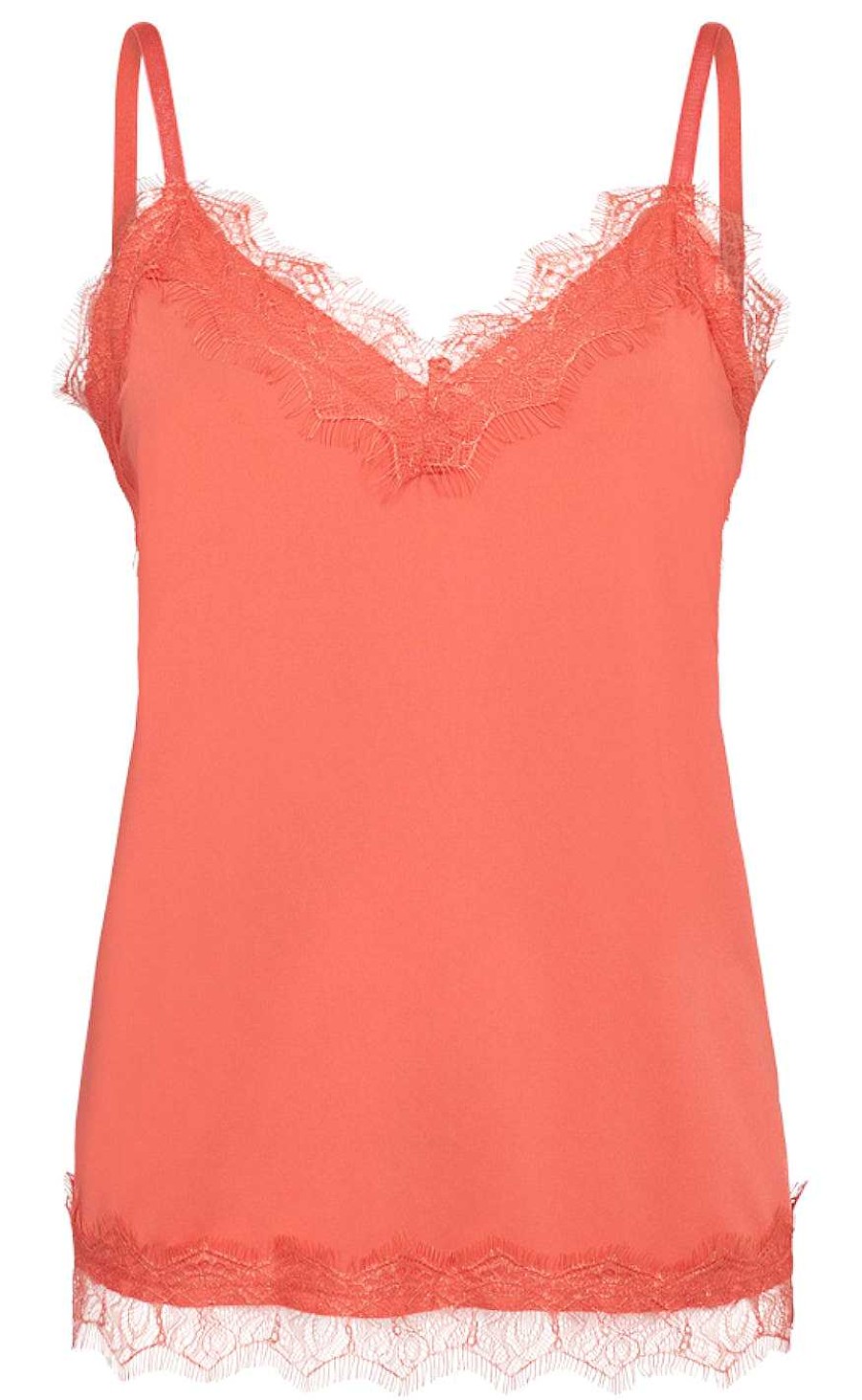 FreeQuent Freequent Top - Bicco - Hot Coral | T-Shirts & Tops