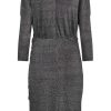 FreeQuent Freequent Dress - Nalux - Black With Silver | Dresses