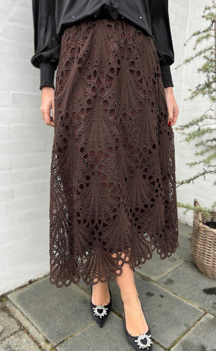 INA Copenhagen Ina Copenhagen Skirt - Taylor - Chocolate Brown | Skirts