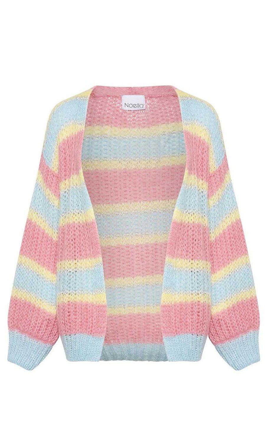 NOELLA Noella Cardigan - Pacific - Light Blue/Rose Mix | Cardigans