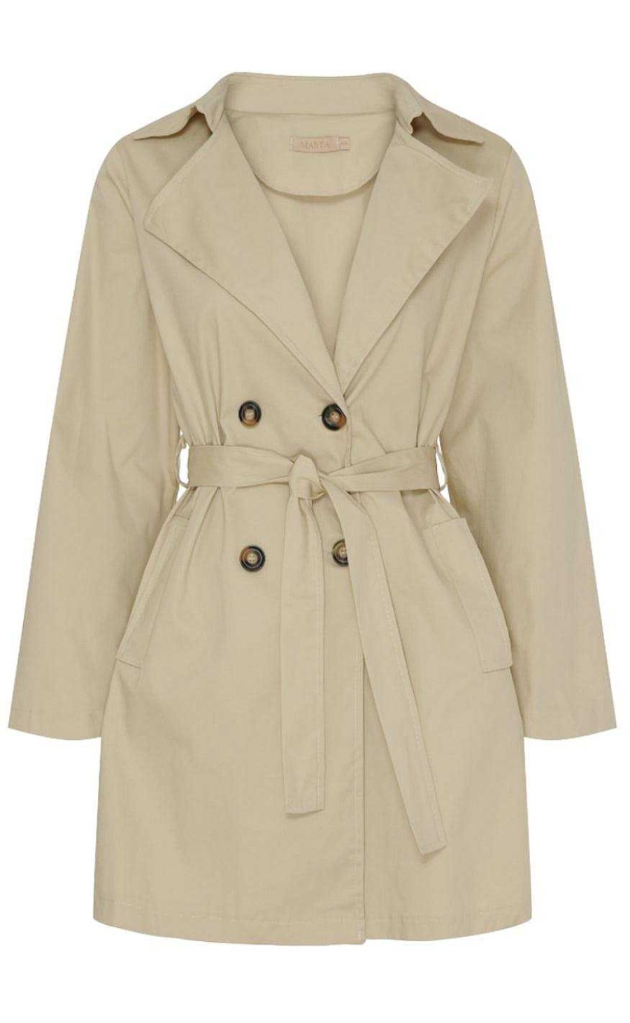 Marta Du Chateau Marta Du Chateau Jacket - 94582 Yvonne - Beige | Jackets & Coats