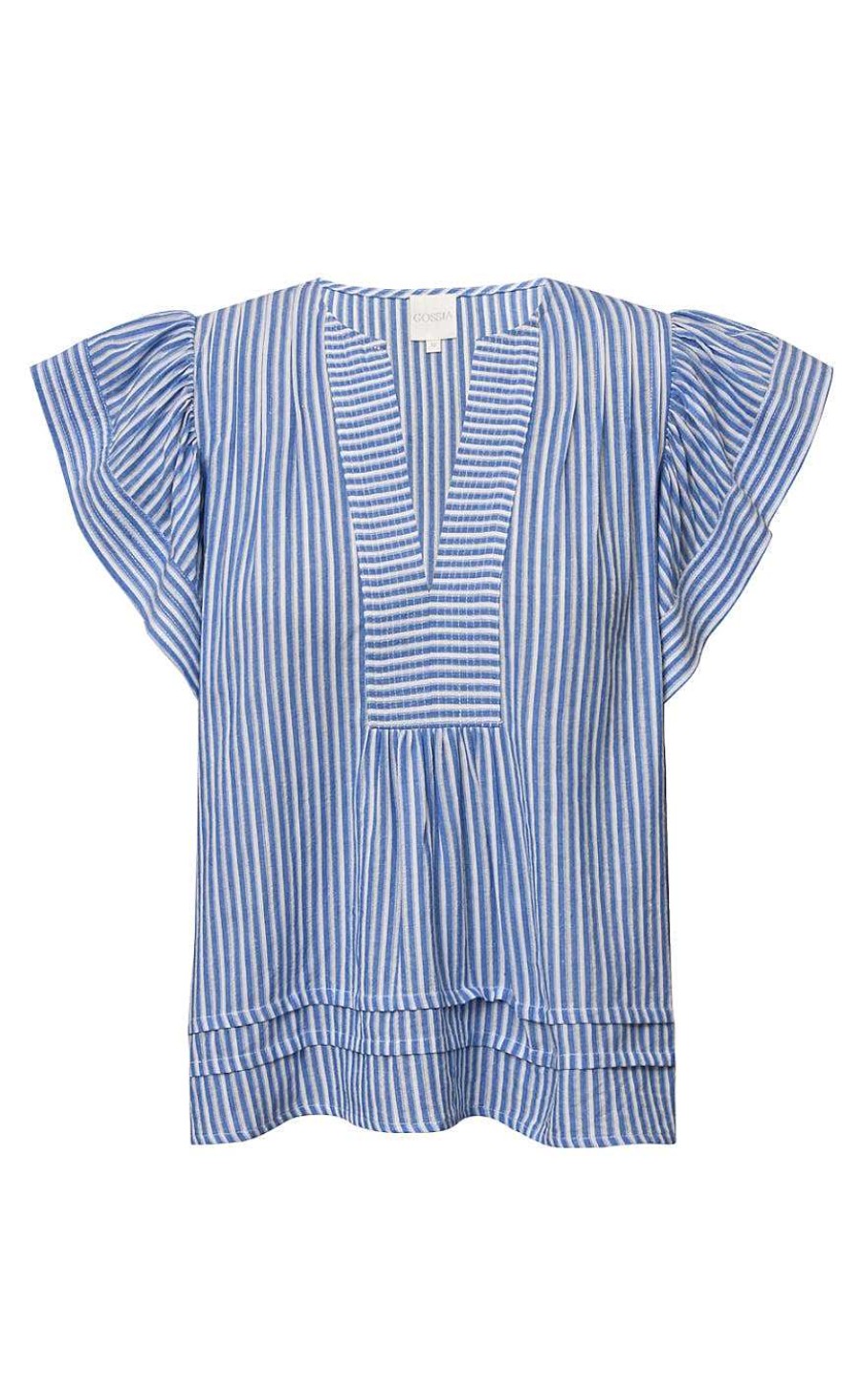 Gossia Gossia Blouse - Minka - Blue Stripes | Blouses