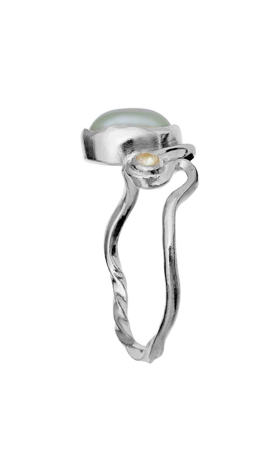 Maanesten Moonstone Ring - Lorelei - Silver | Jewelry