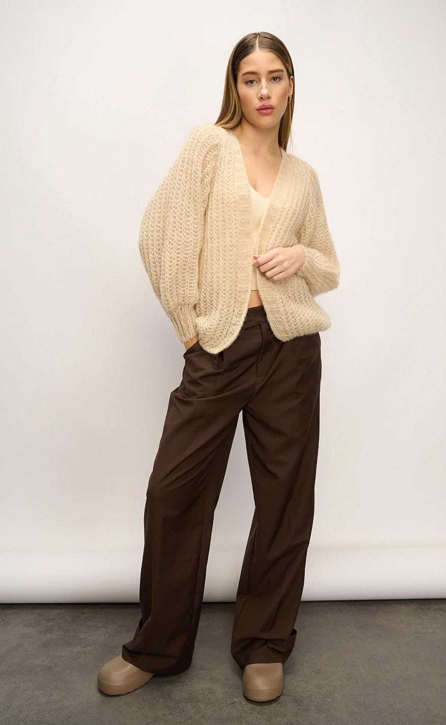 NOELLA Noella Cardigan - Joseph - Beige | Cardigans