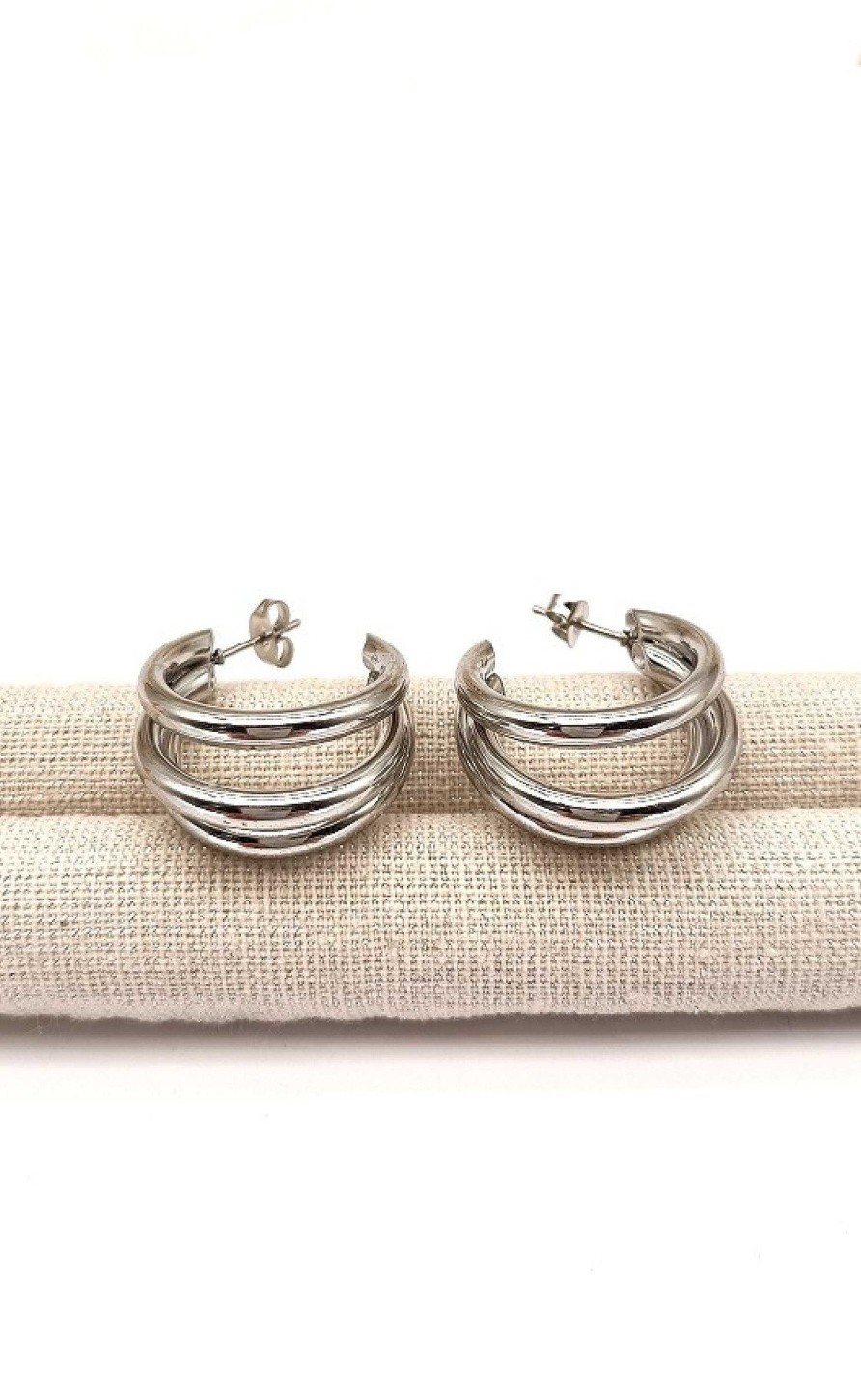 Smykkeli Copenhagen Sykkeli Copenhagen Earrings / Hoops - Seville - Silver | Jewelry