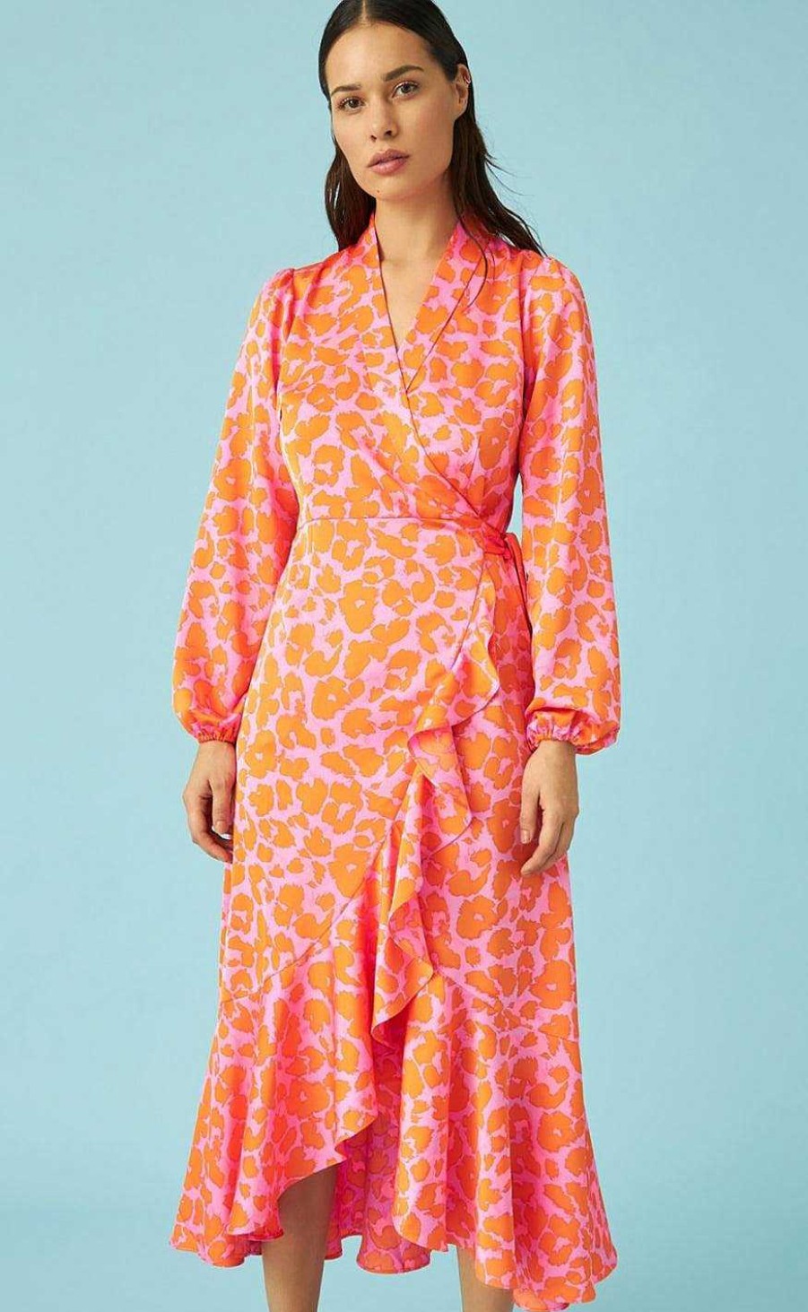 Cras Cras Dress - Lara - Pink Leo | Dresses