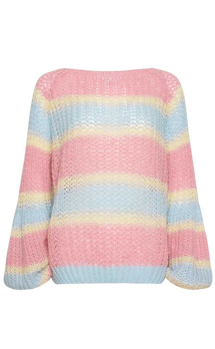 NOELLA Noella Sweater - Pacific - Light Blue/Rose Mix | Knitwear & Sweat