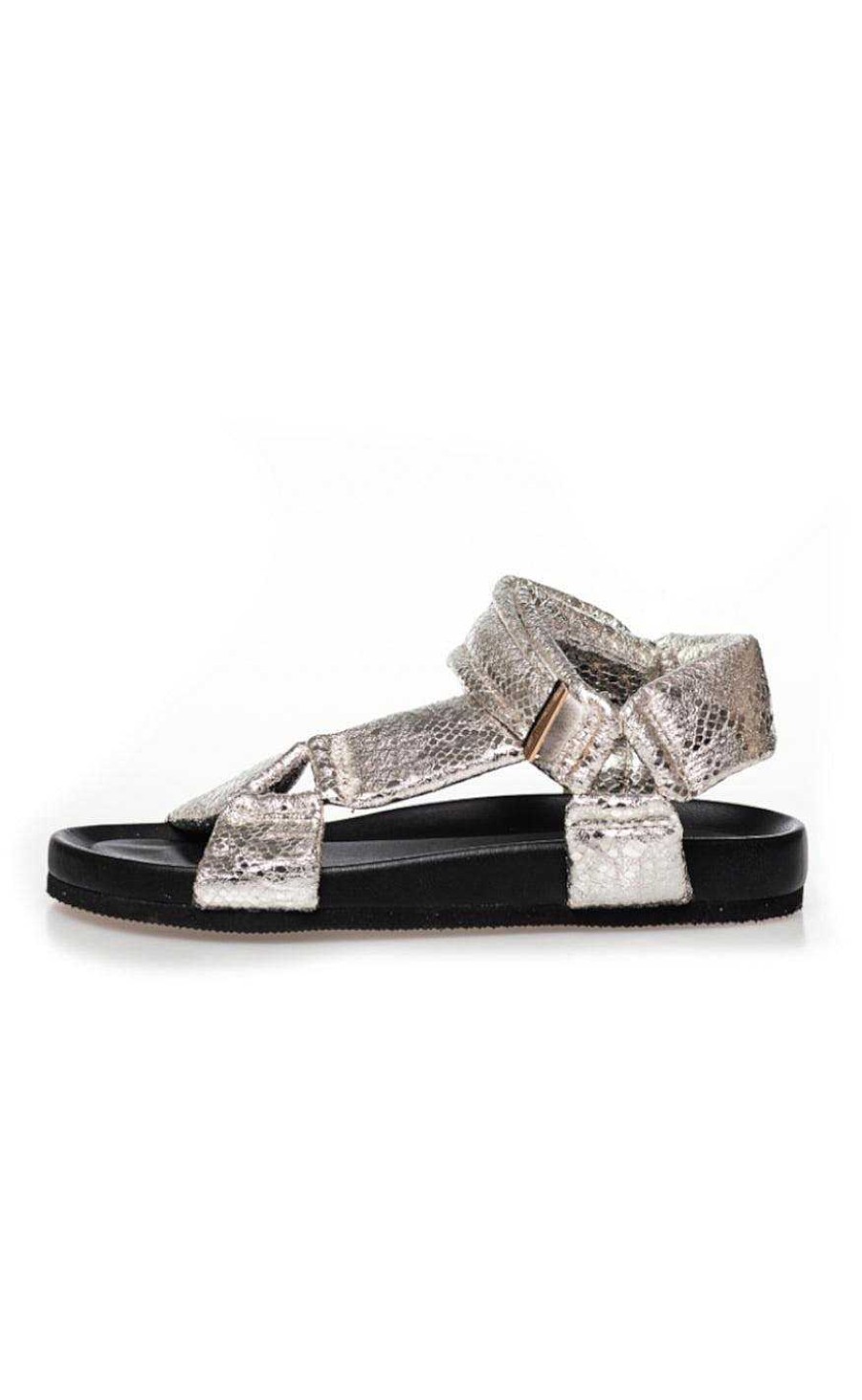 Copenhagen Shoes Copenhagen Shoes Sandals - Carrie Moon - Silver Snake | Shoes, Boots & Sandals