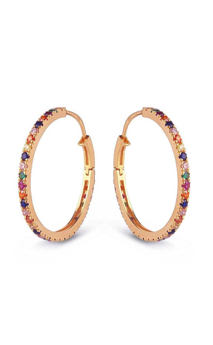 Maanesten Moonstone Earrings - Nubia Big - Gold | Jewelry