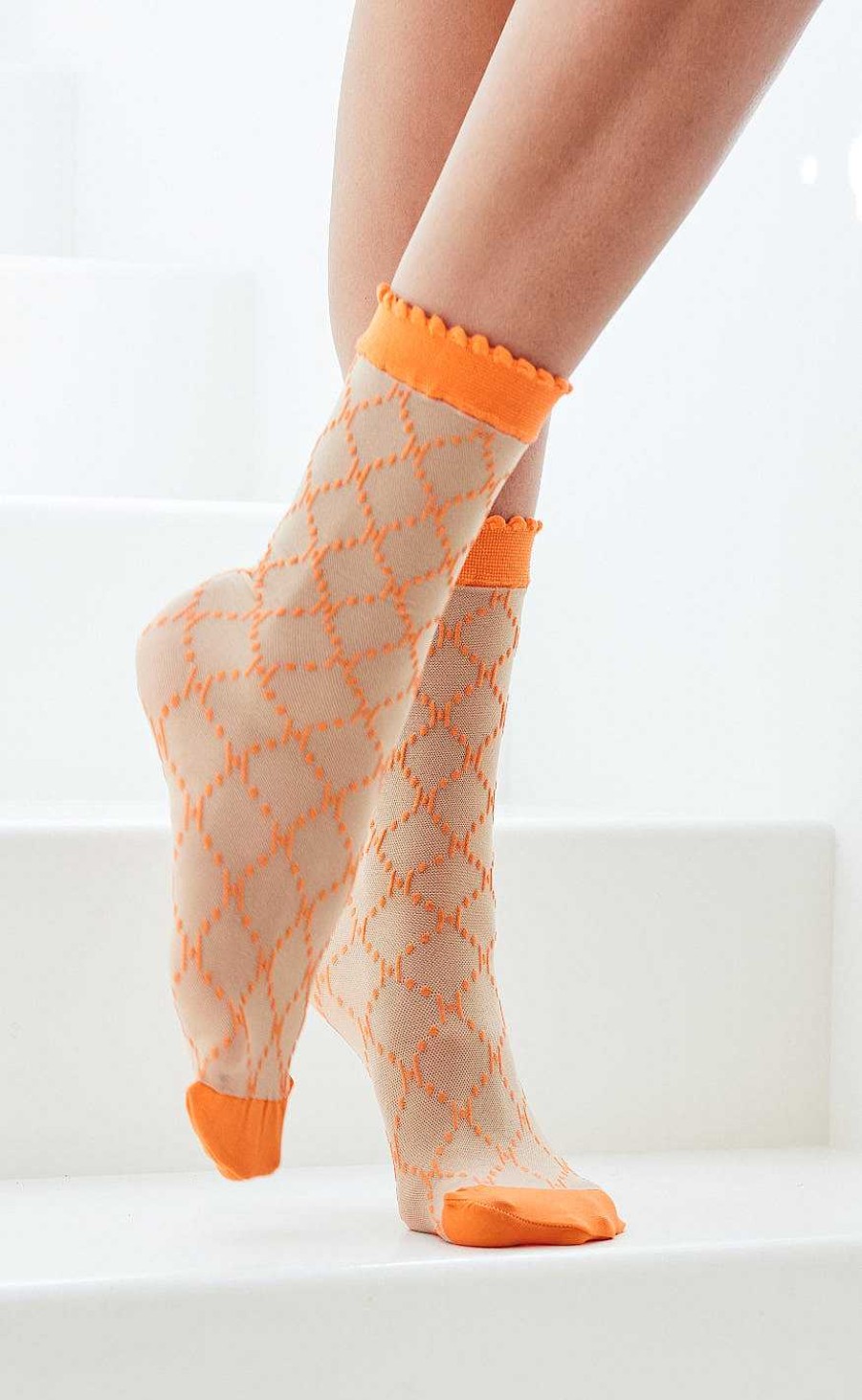 HYPE the DETAIL Hype The Detail Stromper - Logo 25D - Orange | Stockings