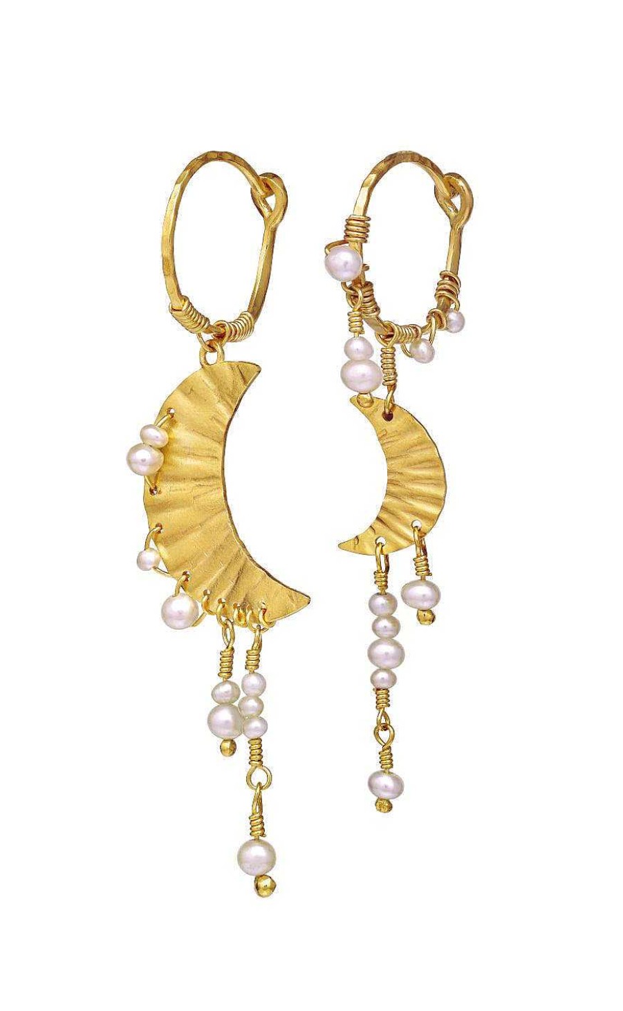 Maanesten Maanesten Earrings - Esta - Gold | Jewelry