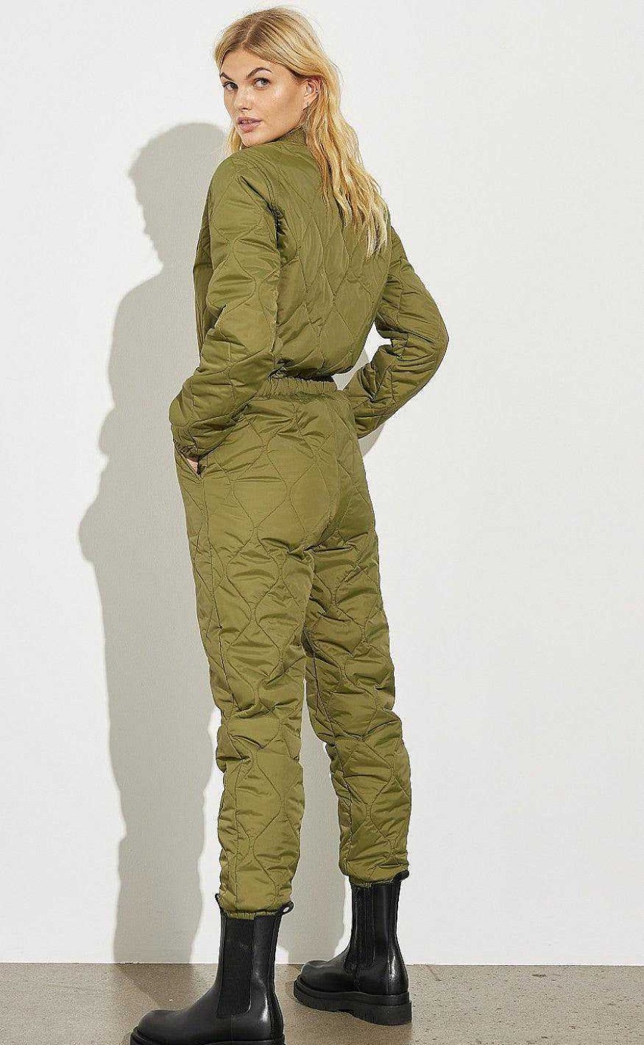 GLOBAL FUNK Global Funk Flight Suit - G-Isolde S Recycled - Pale Olive | Flight Suits