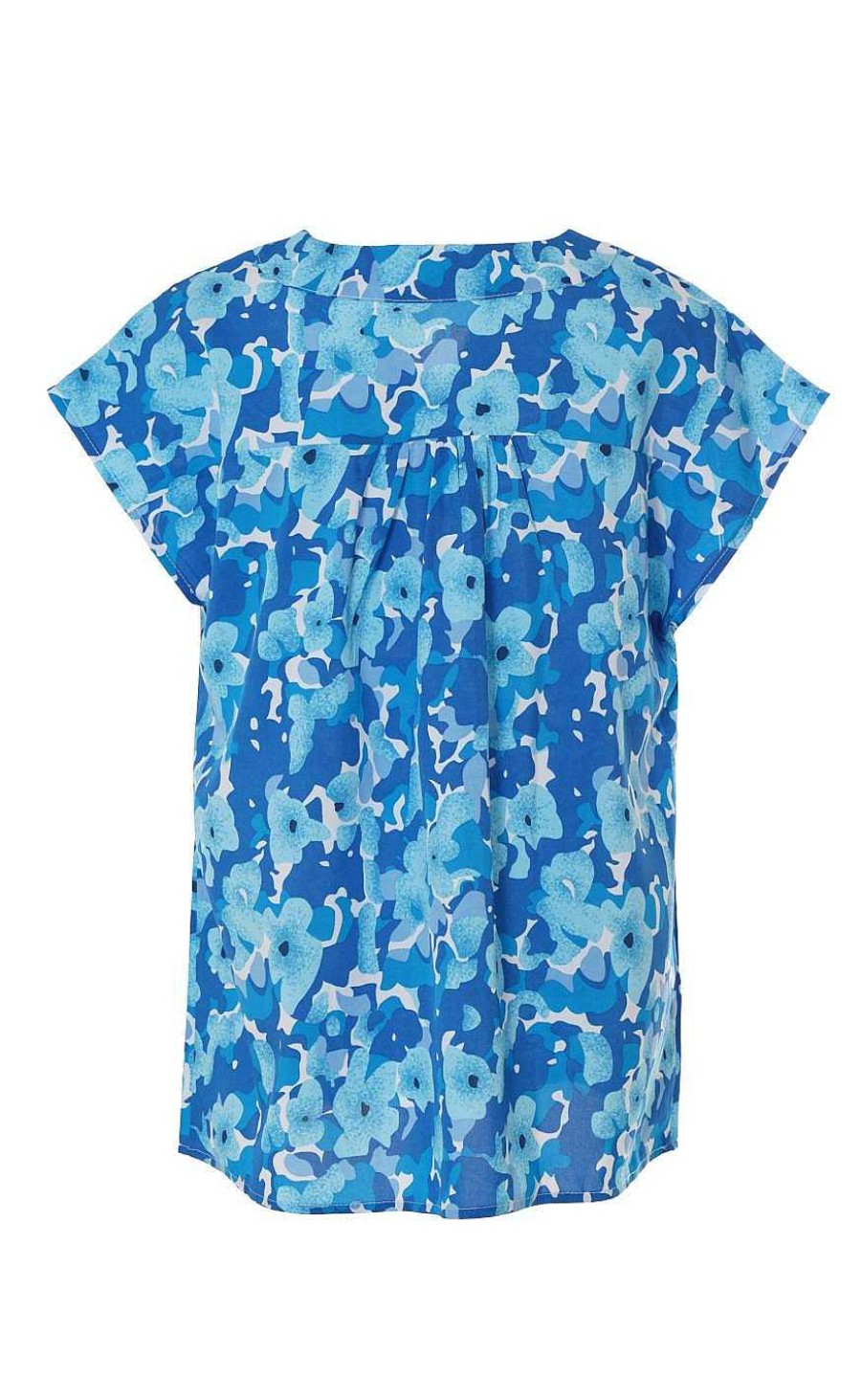 INA Copenhagen Ina Copenhagen Top - Amelia - Blue Flower | T-Shirts & Tops