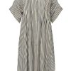 Gossia Gossia Dress - Alexa - Cream Black Stripes | Dresses