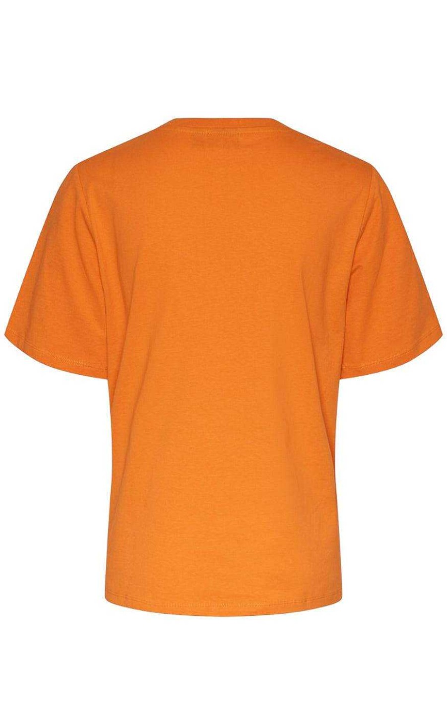 PIECES Pieces T-Shirt - Molly - Persimmon Orange | T-Shirts & Tops