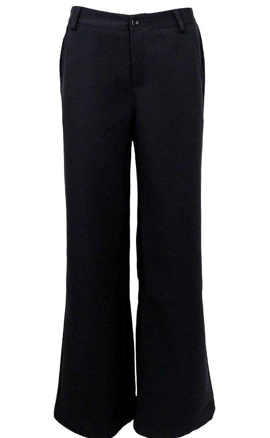 Black Colour Black Color Pants - Chicago - Black | Trousers & Jeans