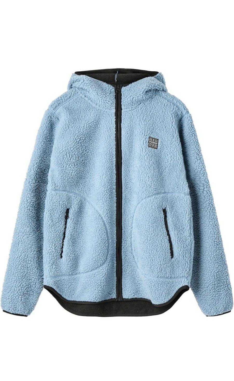 H2O H2O Jacket - Langli Hooded Pile - Stone Blue | Jackets & Coats