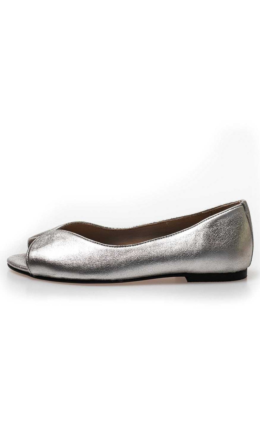 Copenhagen Shoes Copenhagen Shoes Ballerina - Like A Melody Metallic - White Gold | Shoes, Boots & Sandals