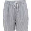 Black Colour Black Color Shorts - Melina - Northern Grey | Shorts