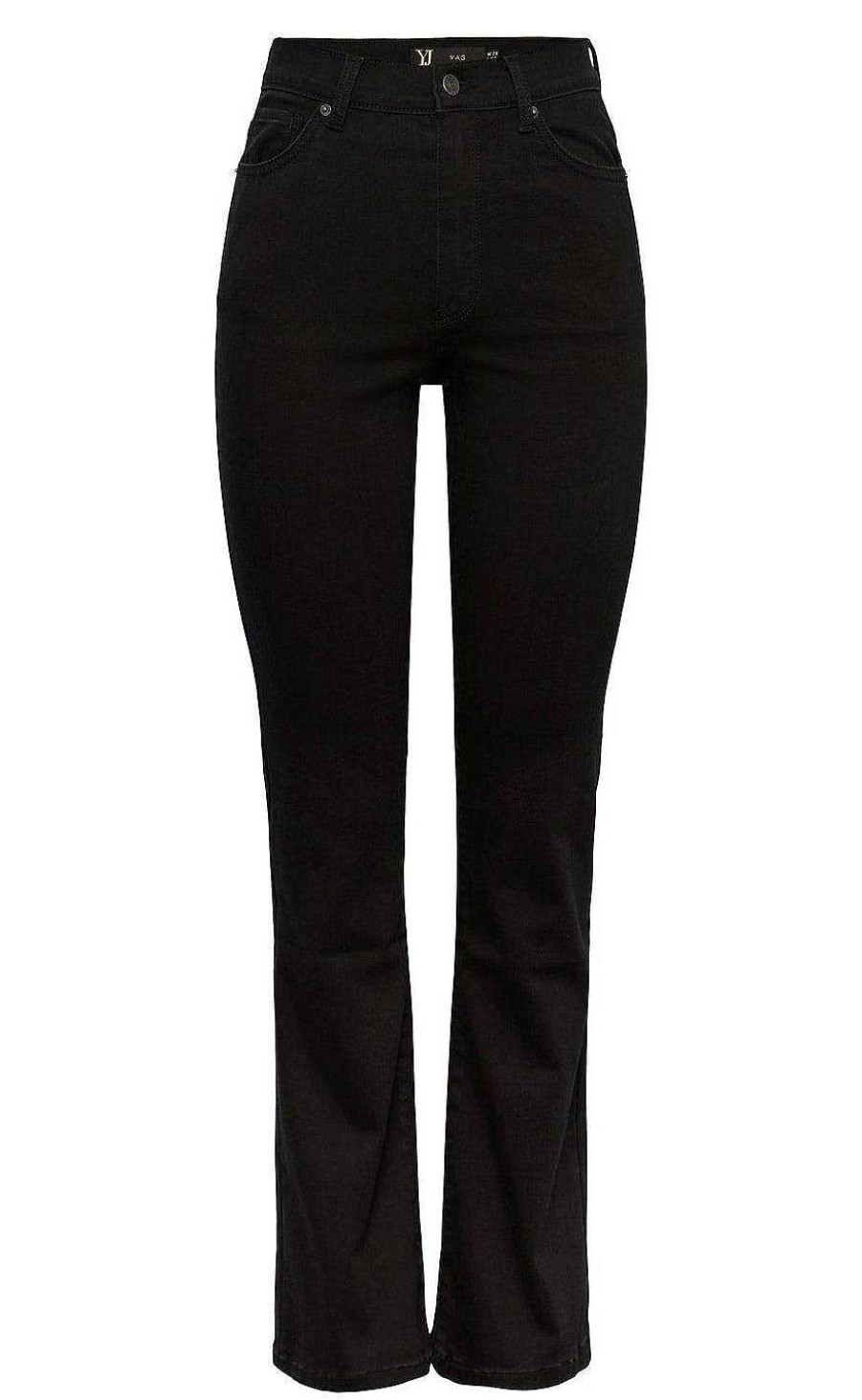 YAS Yas Pants - Vinnie Hw Flared - Black | Trousers & Jeans