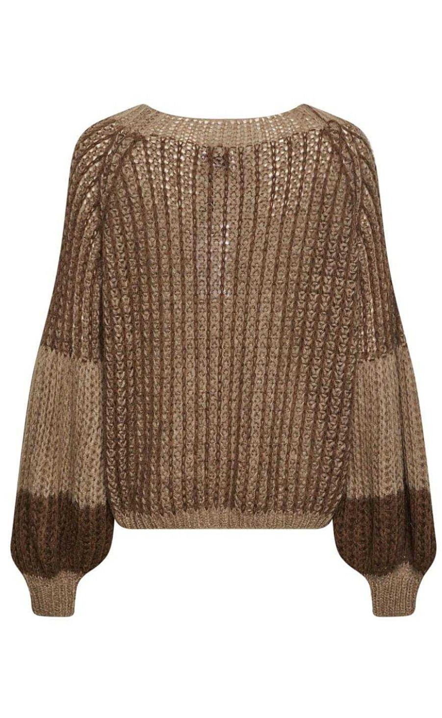 NOELLA Noella Sweater - Liana Knit Sweater - Brown/Camel | Knitwear & Sweat