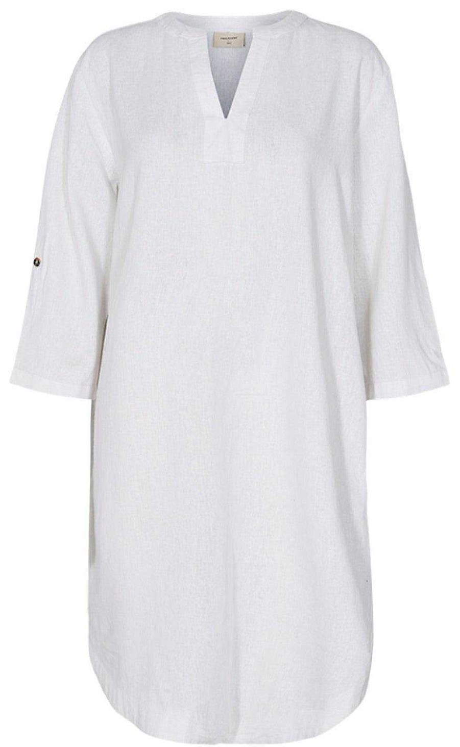 FreeQuent Freequent Tunic - Lava - Brilliant White | Blouses