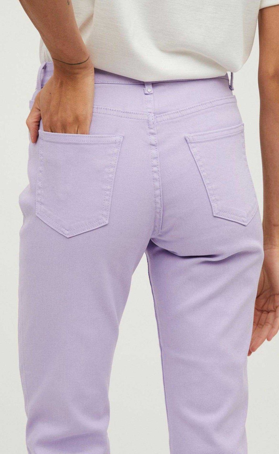 VILA Vila Pants - Summer - Pastel Lilac | Trousers & Jeans