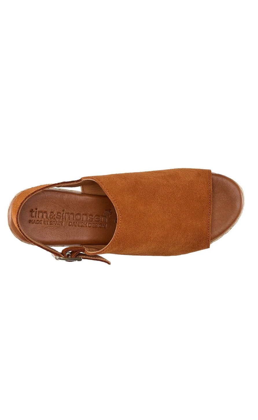 TIM u0026 SIMONSEN Tim & Simonsen Sandals - Line Suede - Brandy | Shoes, Boots & Sandals