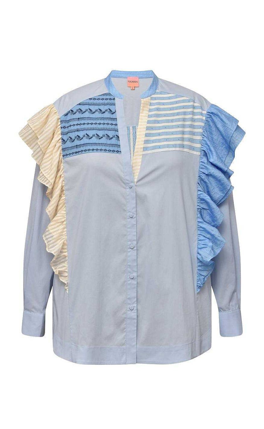 Gossia Gossia Shirt - Kiki - Blue Mix | Shirts