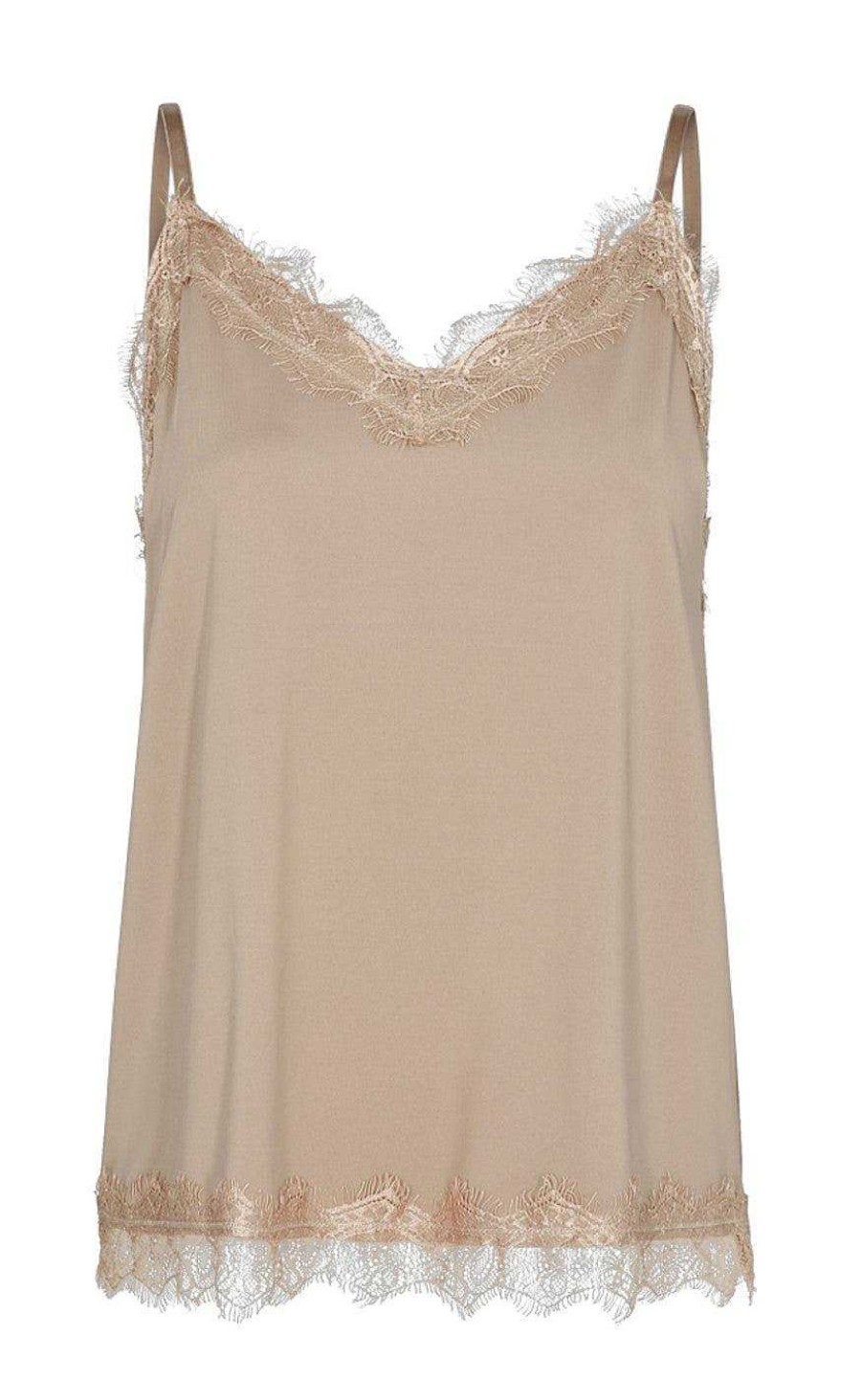 FreeQuent Freequent Top - Bicco - Desert Taupe | T-Shirts & Tops