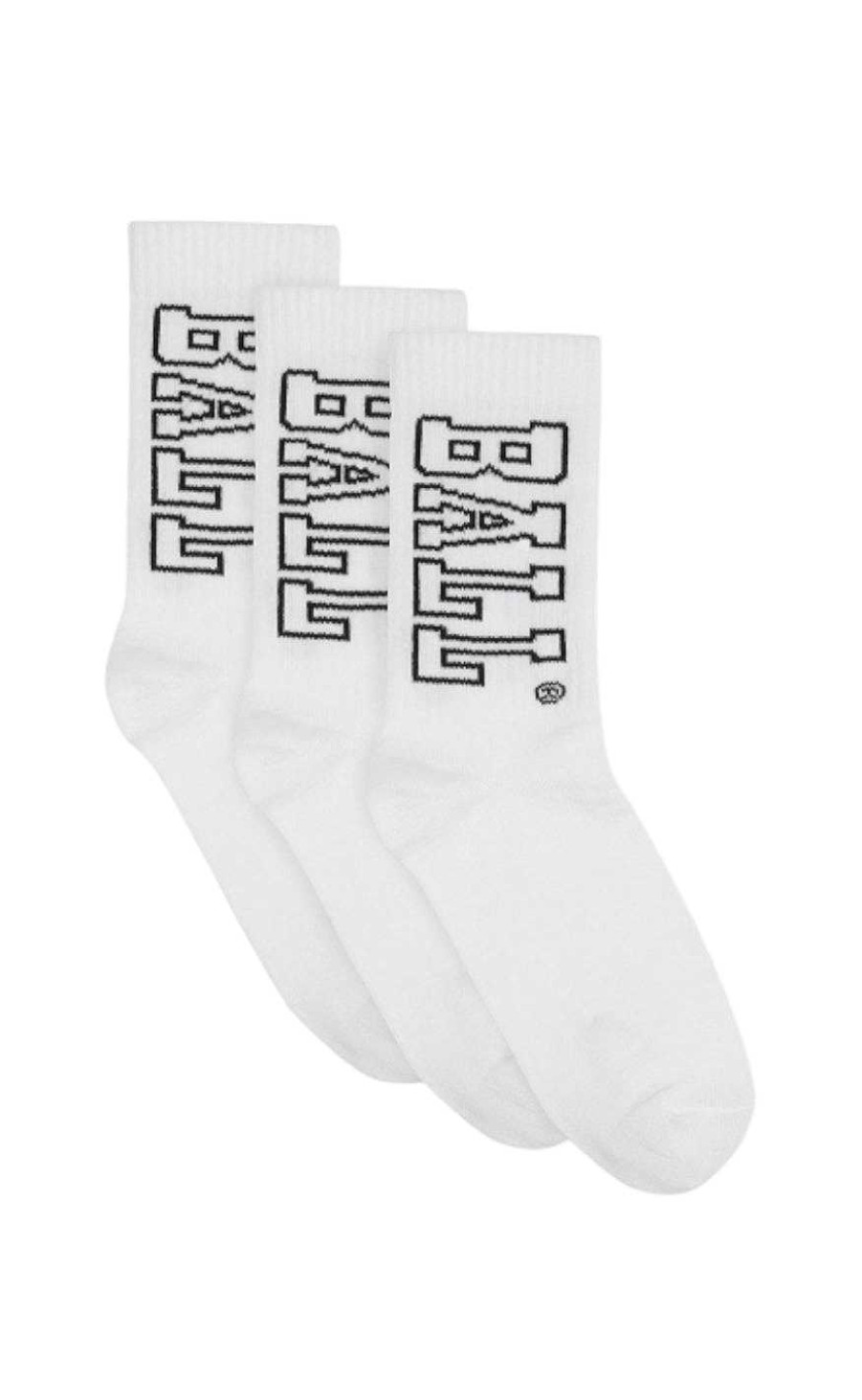 BALL Original Ball Original - 3 Pack Stromper - White/Black Logo | Stockings