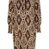 Marta Du Chateau Marta Du Chateau Dress - Gry - Brown | Dresses