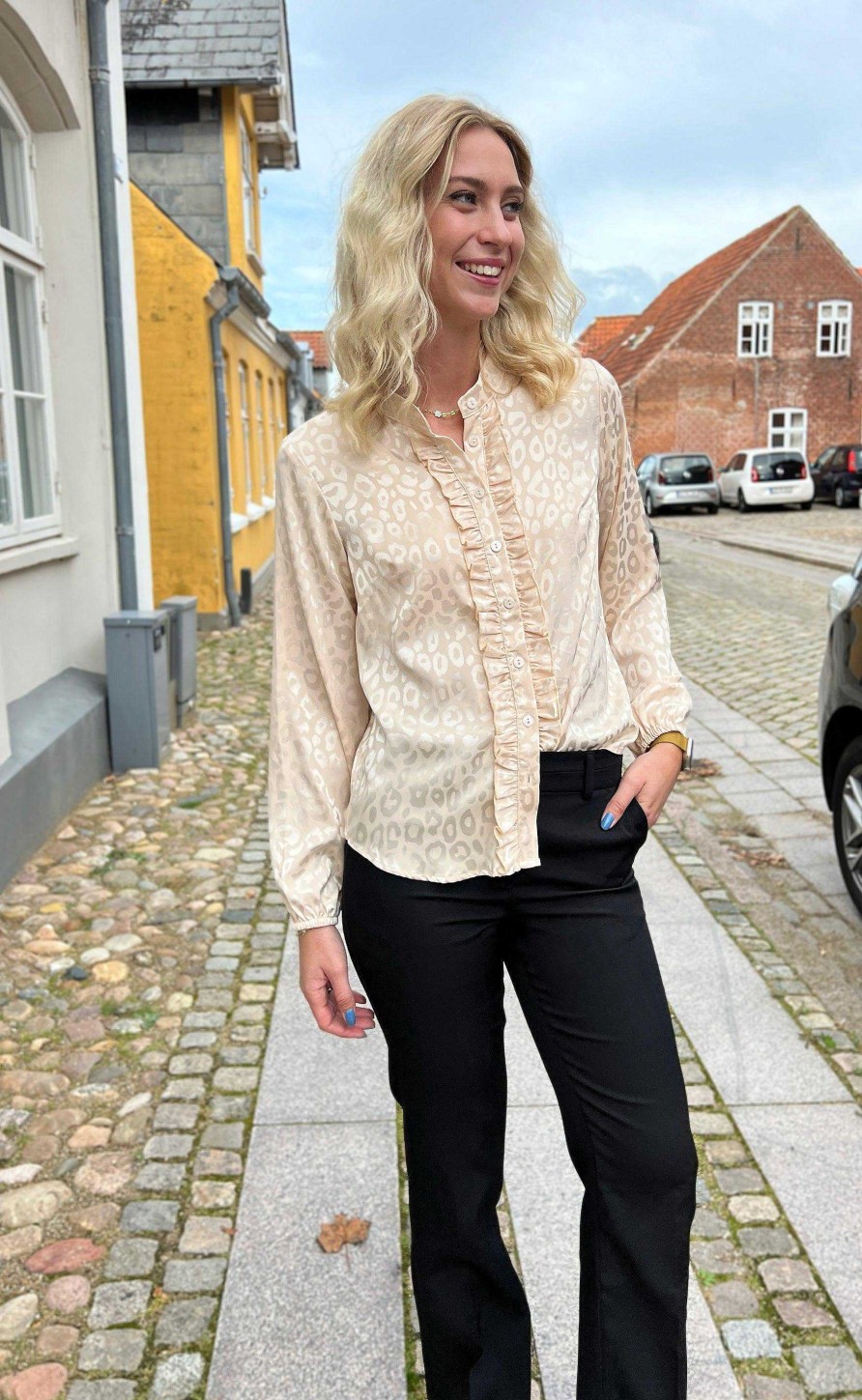 INA Copenhagen Ina Copenhagen Shirt - Florina - Light Leopard | Shirts