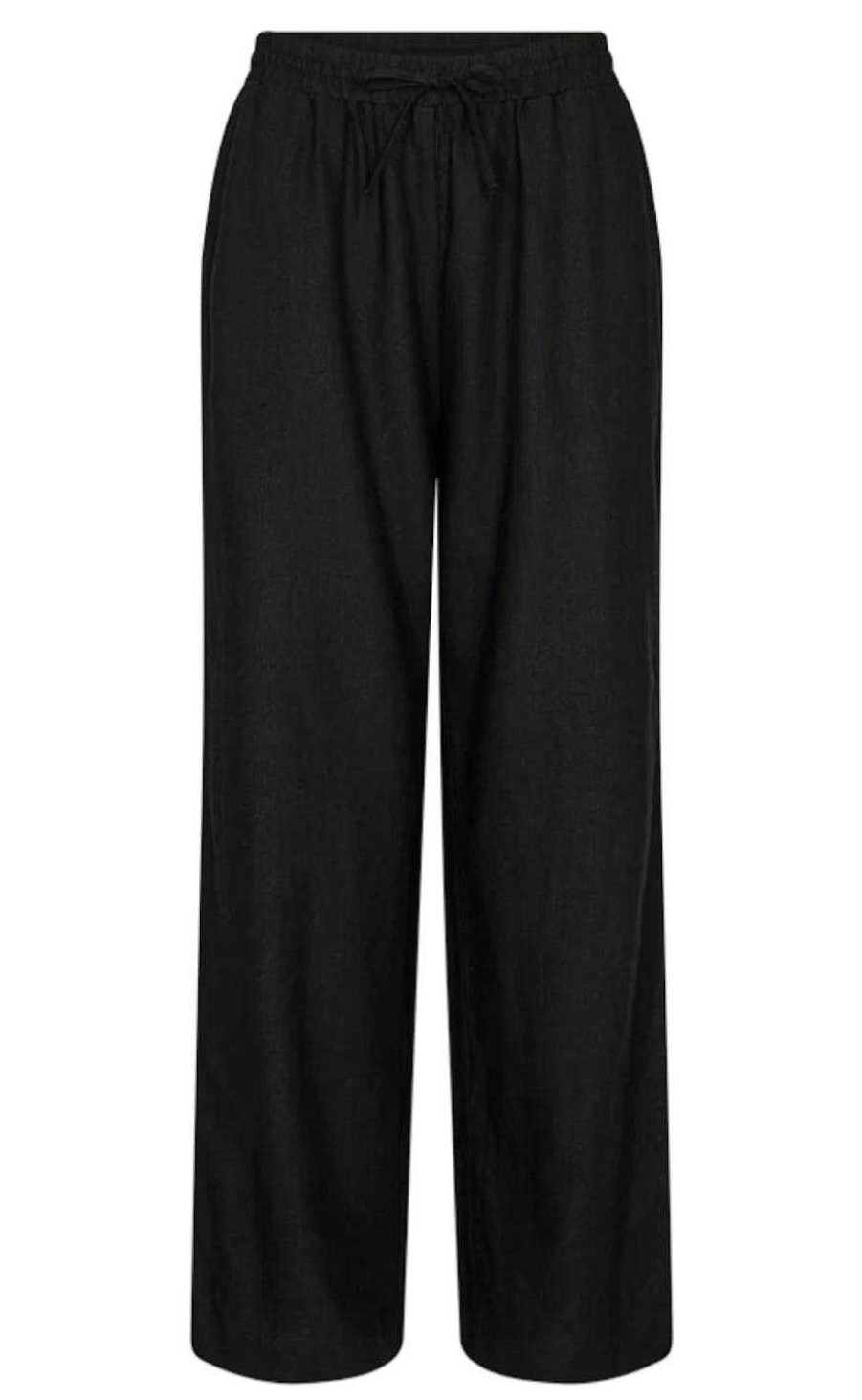 FreeQuent Freequent Pants - Lava - Black | Trousers & Jeans