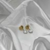 Smykkeli Copenhagen Sykkeli Copenhagen Earrings - Elba Heart - Pearl | Jewelry