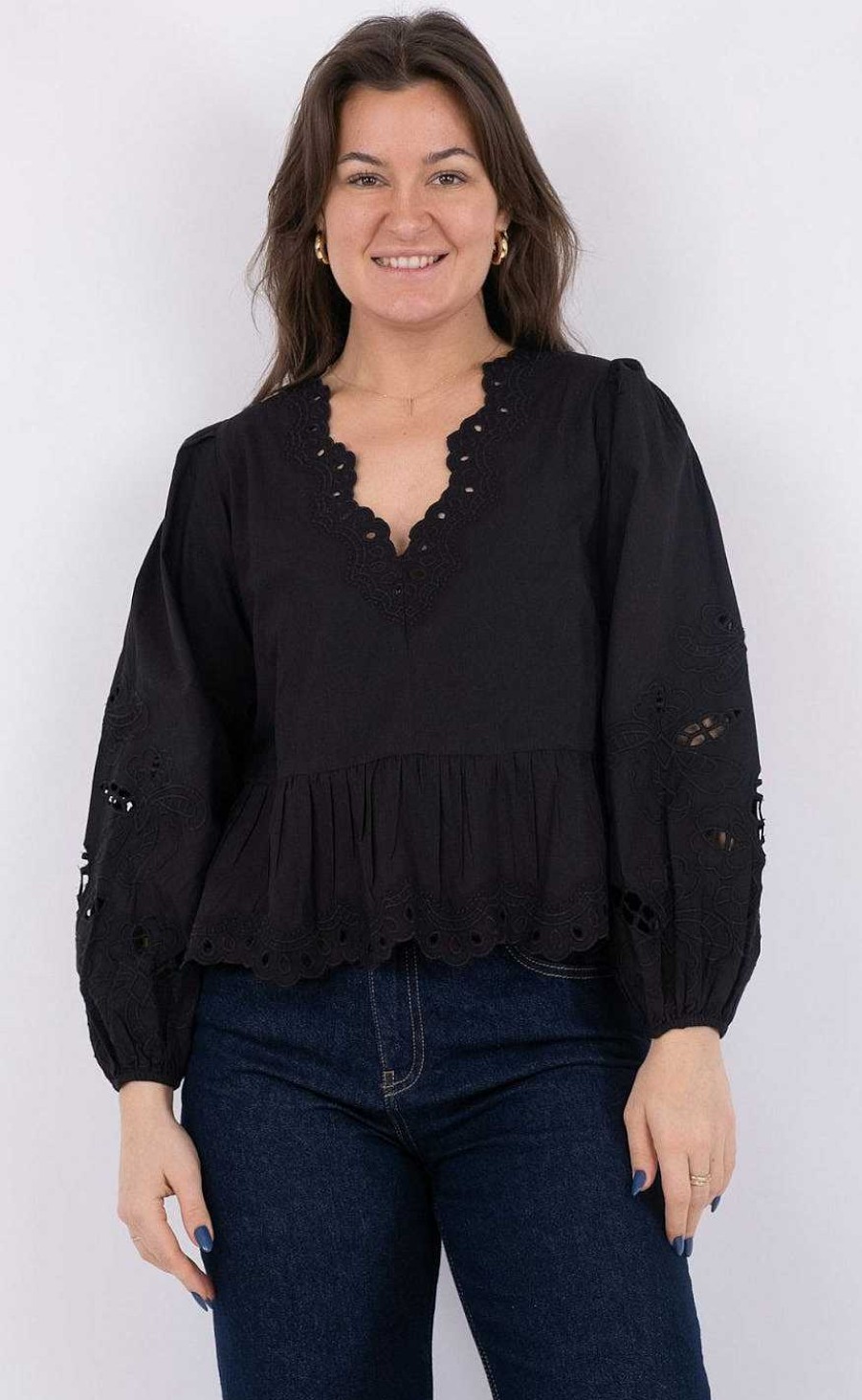 NEO NOIR Neo Noir Blouse - Maja - Black | Blouses