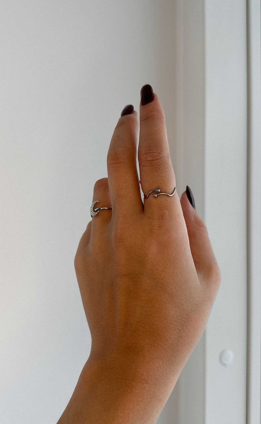 Smykkeli Copenhagen Jewelery Copenhagen Ring - Havana Moon - Silver | Jewelry