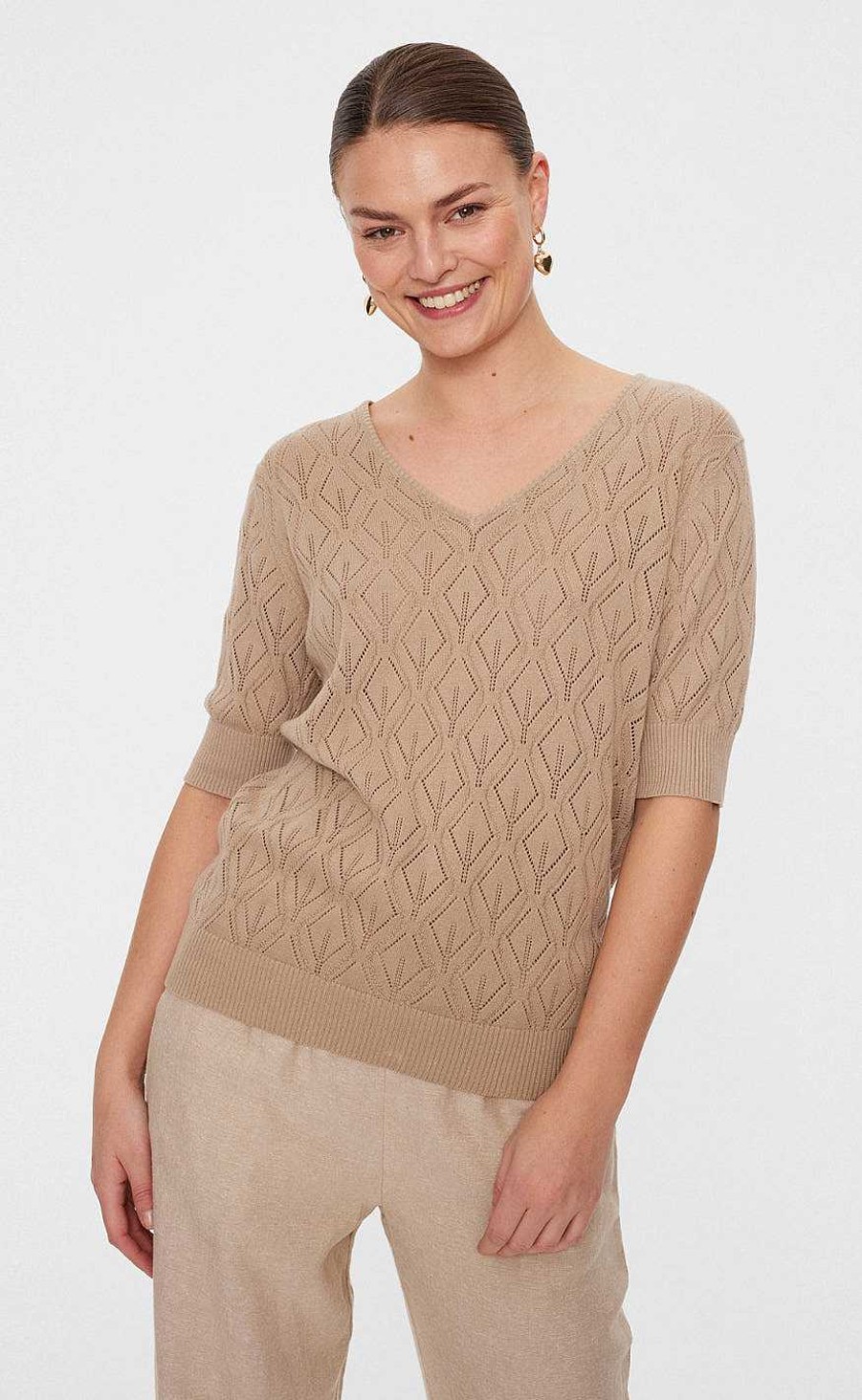 FreeQuent Freequent Pullover - Dodo - Simply Taupe | Knitwear & Sweat