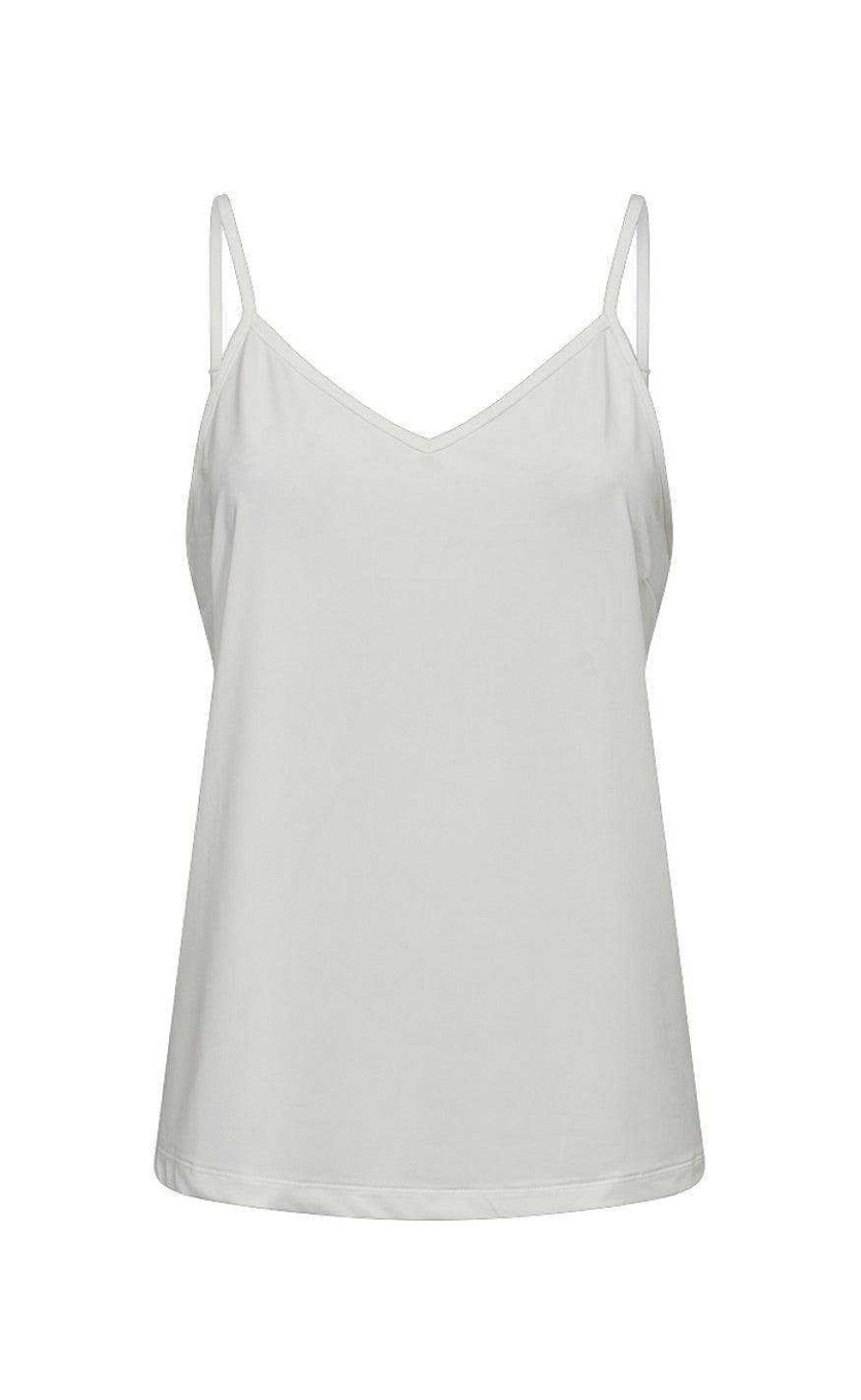 FreeQuent Freequent Top - Bicco Plain - Off White | T-Shirts & Tops