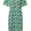 INA Copenhagen Ina Copenhagen Dress - Nancy Plisse - Green Flower | Dresses