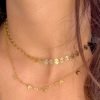 Smykkeli Copenhagen Jewelry Copenhagen Necklace - Oslo Moon - Gold | Jewelry