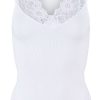 TIM u0026 SIMONSEN Tim & Simonsen Top - Belen V-Lace - White (Reversible) | T-Shirts & Tops