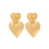 Smykkeli Copenhagen Mykkeli Copenhagen Earrings - Marseille Heart - Gold | Jewelry