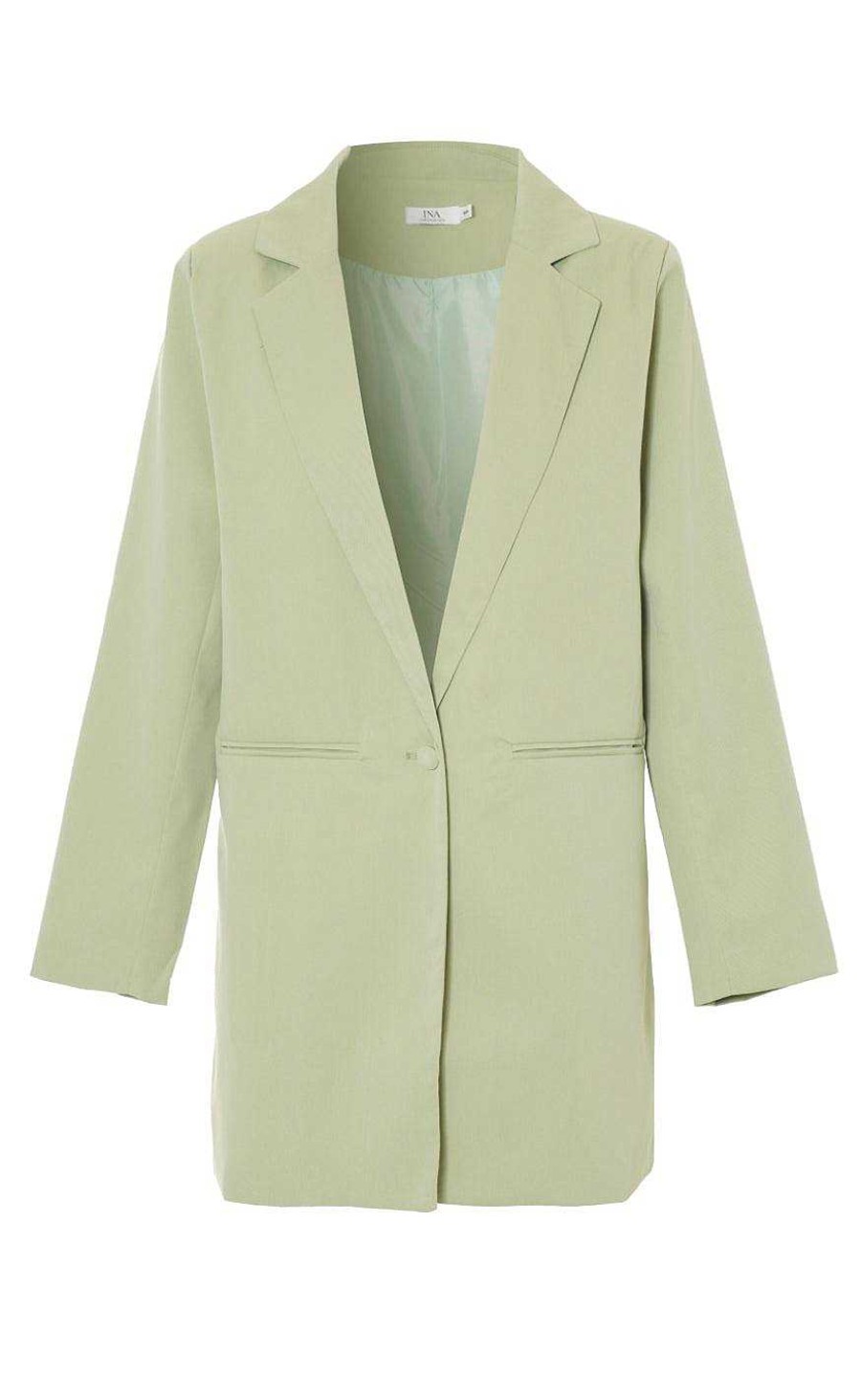 INA Copenhagen Ina Copenhagen Blazer - Mai Long - Light Green | Blazers & Down Jackets